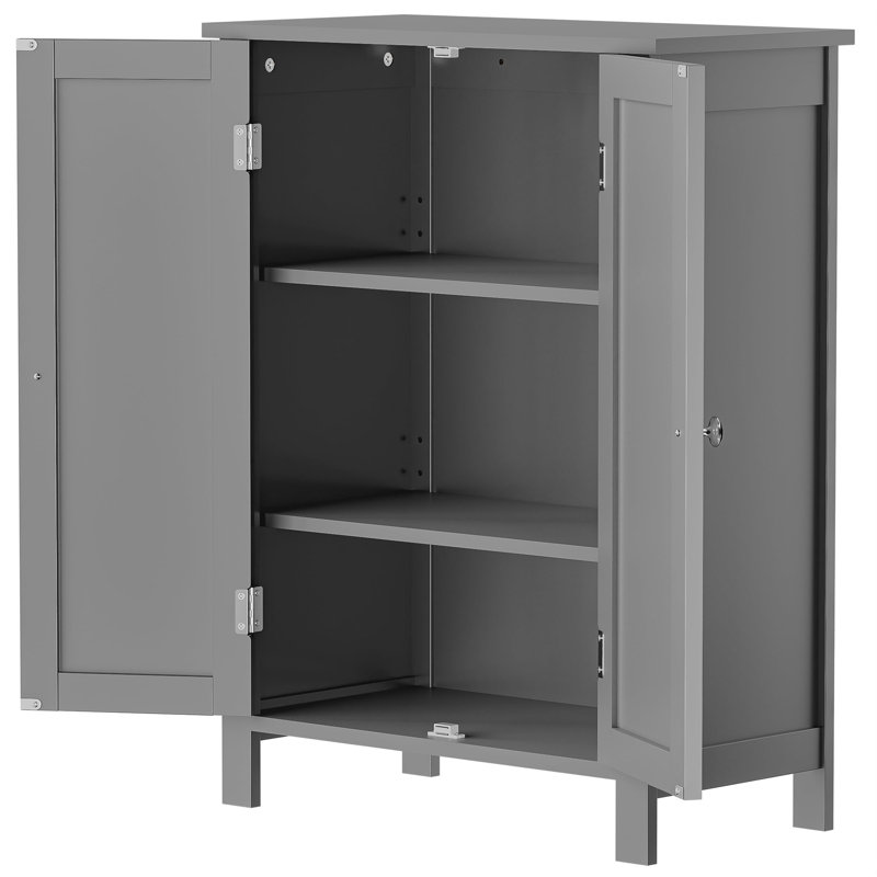 Brandice Freestanding Bathroom Cabinet, Gray