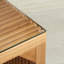 Ensemble de table et banc de salle à manger en bois massif