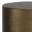 Cody 16"W Cast Aluminum Contemporary End Table with Dual-Tone Finish, Assembled