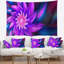 Tapisserie fleur florale en mauve-28494610