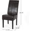 Chaise de salle à manger PERTICA KD 2 pièces / ensemble