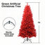Arbre de Noël rouge 7 pi-1339800392