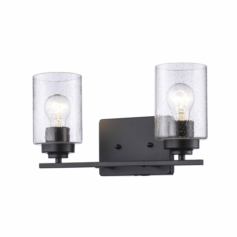 Albena 2 - Light Dimmable Vanity Light, Black