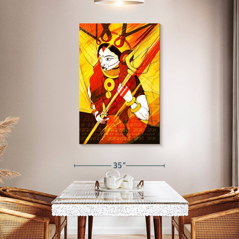 Adella Durga Abstract, 48" H x 32" W