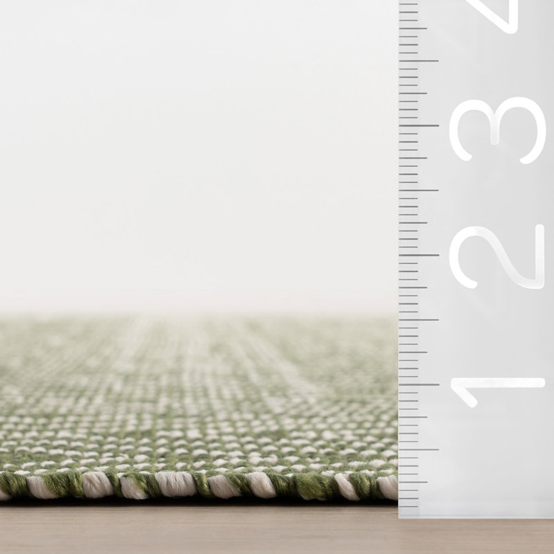 Diamond Sage Handwoven Indoor/Outdoor Rug, Rectangle 9'6" x 13'6"