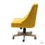Chaise de travail inclinable de 38,5 po Vail avec base en bois massif et capitonnage à boutons Vail-370670441