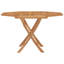 Jencie Folding Patio Table Solid Wood Teak