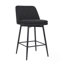 Ensemble de 2 tabourets de bar rotatifs à hauteur de comptoir 25,6 po H 25,6 po-1434009063-1434009060