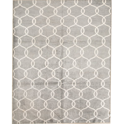 Hand Woven Cotton Geometric Area Rug