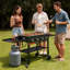 Gas Griddle, 4-Burner Flat Top Grill, 36 inch Grill Plate Foldable Propane Griddle with Wheels, 60000 BTU Outdoor Flat Top Grills for Pan-Frying, Grilling, Stir-Frying, & BBQ, Pulse Ignition