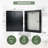Siniah Black Solid Wood Storage Shadow Box Picture Frame