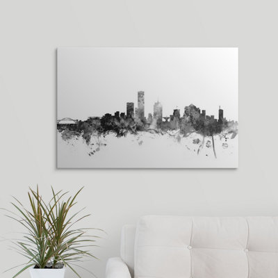 «Milwaukee Wisconsin Skyline» par Francy, impression
