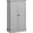 41" Storage Cabinet Kitchen Pantry, 12 Door Shelves, Double Doors, 5 Shelving, Adjustable, Paper Gray For Functional Space Shelf Unit, Adjustable Efficient Utilization