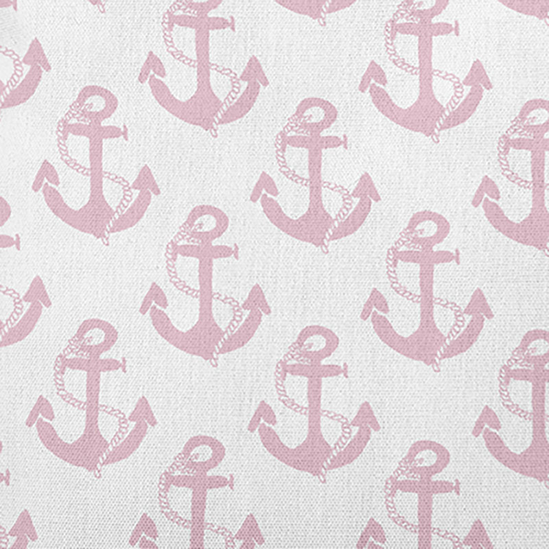 Coussin décoratif réversible intérieur / extérieur Nantucket, Rose clair, H 20 po x l 20 po