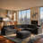 7-Piece Chenille Cloud Sectional Couches, Oversized Corner Sectional Sofa, Dark Gray-827397189-827397208