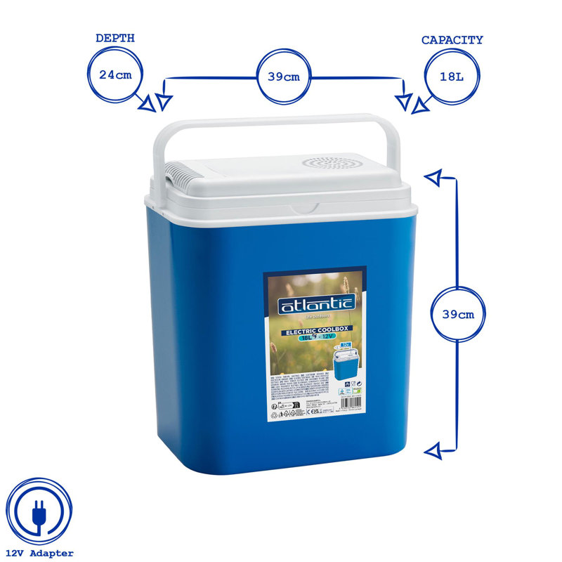 Cool Box - 18L 12V - Blue