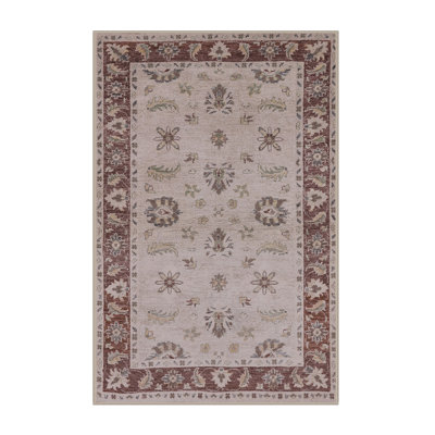 Tapis oriental brun Zale