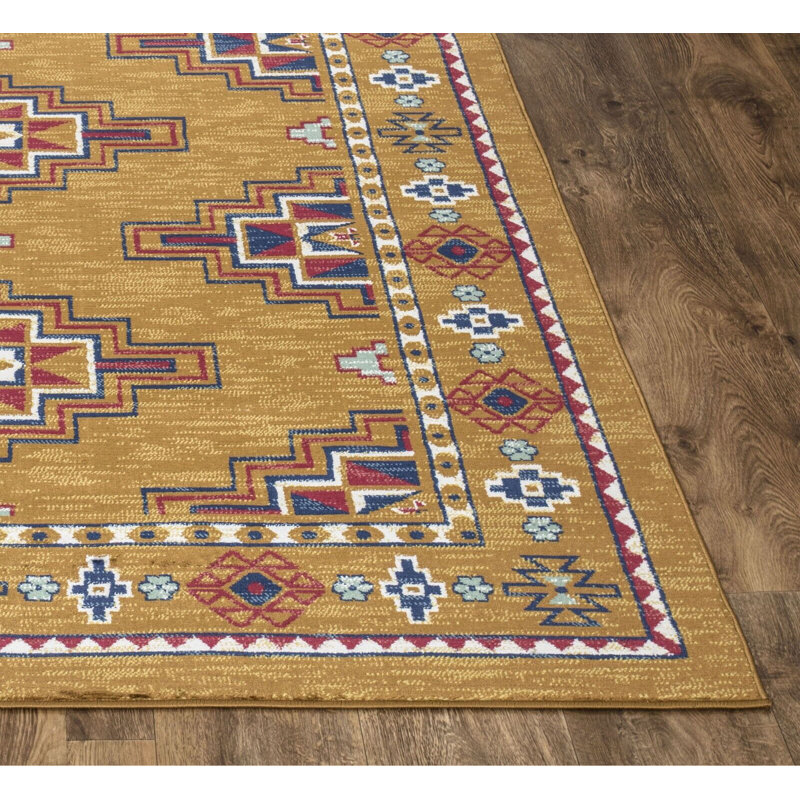 Floral Indoor / Outdoor Area Rug, Rectangle 80x150cm