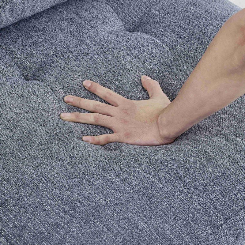 Repose-pieds pour repose-pieds modulaire rembourré avec repose-pieds carré et repose-pieds