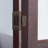 Lighted Corner Curio Cabinet With Tempered Glass Doors & Shelves - Elegant Oak Display Storage For Living Room & Bedroom Decor-DARK CHERRY-1023927451