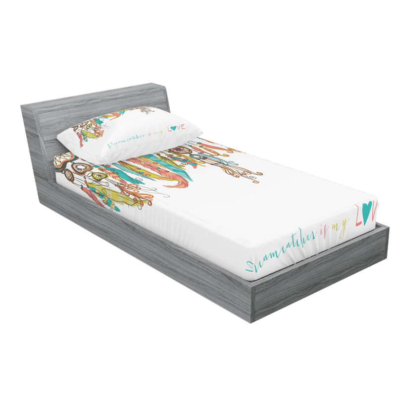 Microfiber Sheet Set, Twin Sheet Set with Fitted Sheet