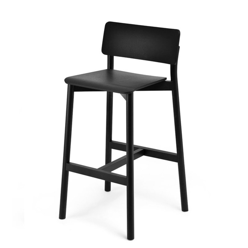 Tabouret de bar et de comptoir Ayomi, Chêne blanc, Tabouret de bar (hauteur du siège de 29 po)
