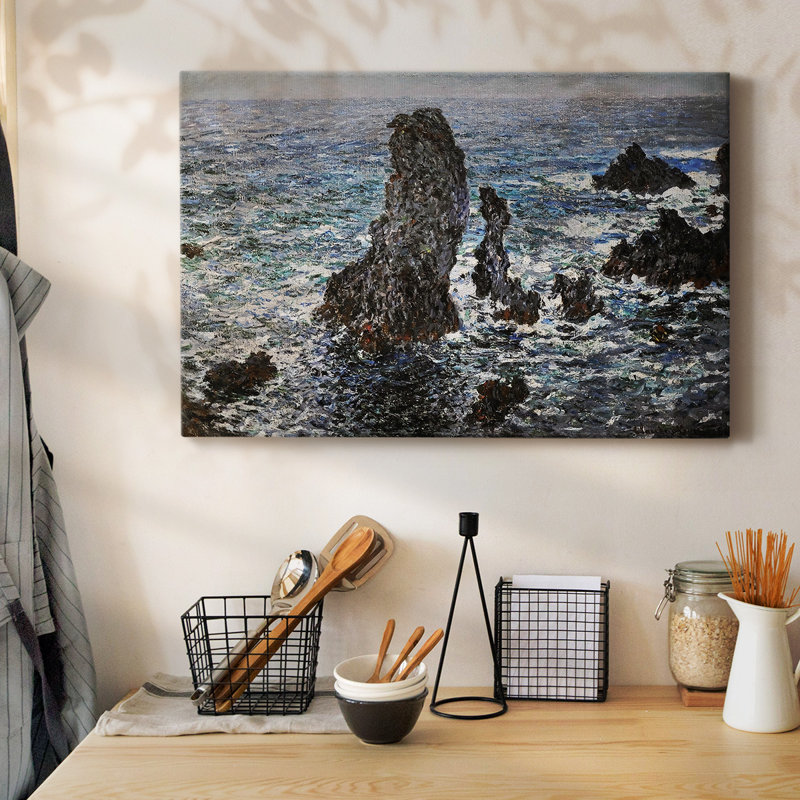 «The Pyramids», Falaises à Belle-Gallery, toile tendue, H 32 po x l 48 po