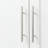 White 2-door 3 Wardrobe & Kitchen Cabinet, 4 Compartments, And Practical With 3 Partitions, Storage Crafted Using Strong Materials, Easy To Clean Promptly Completely