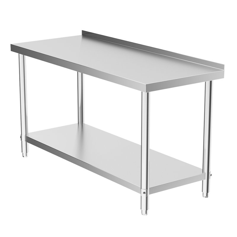 Metal Kitchen Island, 80cm H x 150cm W x 60cm D