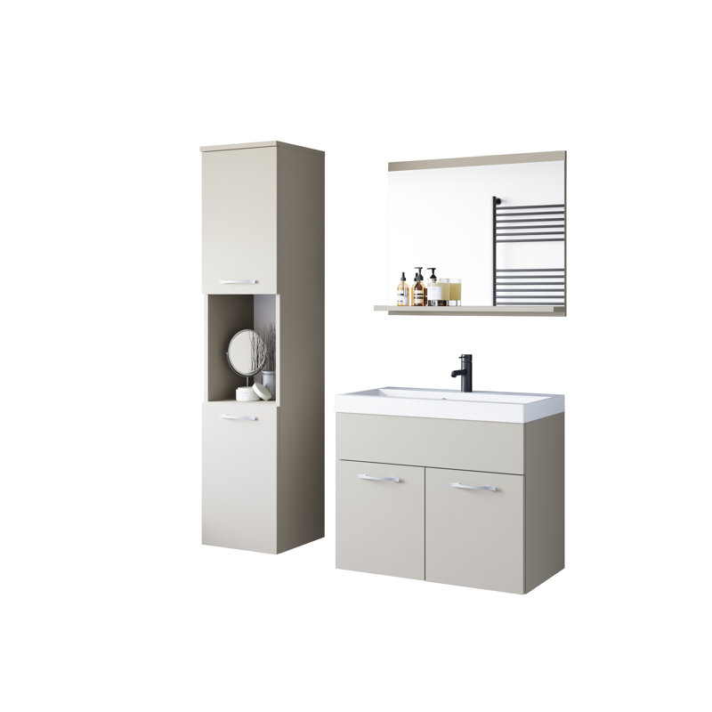 Bathroom Suite, Beige