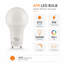 Ampoule DEL Euri Lighting A19, 9 W, 810 lm, équivalent 60 W, 3 000 K, culot GU24, conforme aux normes CEC/JA8/Titre 24 et UL.-136846192-136846193-136846195