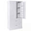 Tall Thornville Cabinet with Two Doors, 2 Drawers and Adjustable Shelf