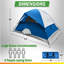 Tente de camping pour 4 personnes avec Rainfly et sac de transport-124341239
