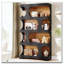 Tablette de rangement en S 71,26 "à 4 niveaux pour salon, bureau, chambre à coucher