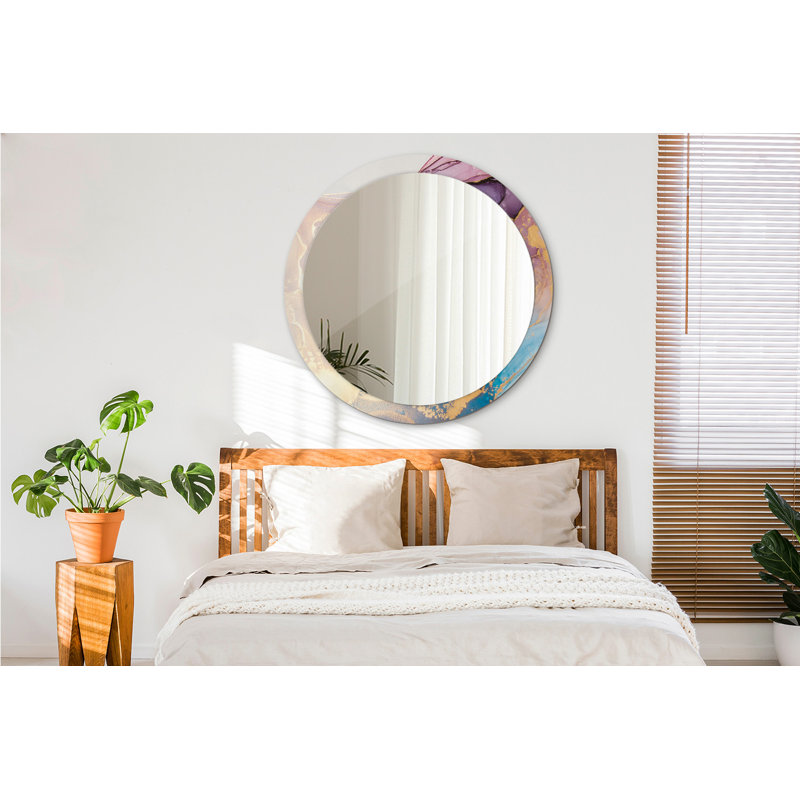 Huldar Glass Flat Wall Mirror