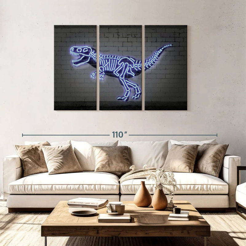 T Rex Bones, 48" H x 74" W