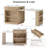Kitchen Island with Power Outlet, Double-Side Storage and 2 Drawers-1071583745