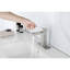 Robinet de lavabo de salle de bain avec contrôle à poignée simple et trop-plein de drain, fabrication en acier inoxydable, aspect nickel brossé, aérateurs pour une sortie à bulles lisse, antirouille, ensemble facile à installer-121638728