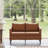 51” W Modern Faux Leather Loveseat-1038790781
