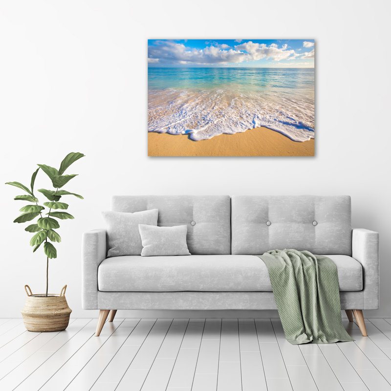 Hawaiian Beach - Wrapped Canvas Print
