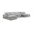 Huerres Upholstered U-Shaped Sectional Reversible-98537474