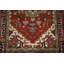 Tapis traditionnel orange en laine fait à la main 3 x 5