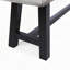 Sandblast Finish Acacia Wood Dining Bench with Rustic Metal Finish Frame-639559053