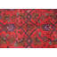 Tapis de couloir oriental rétro rouge tribal 3 pi 2 po x 7 pi