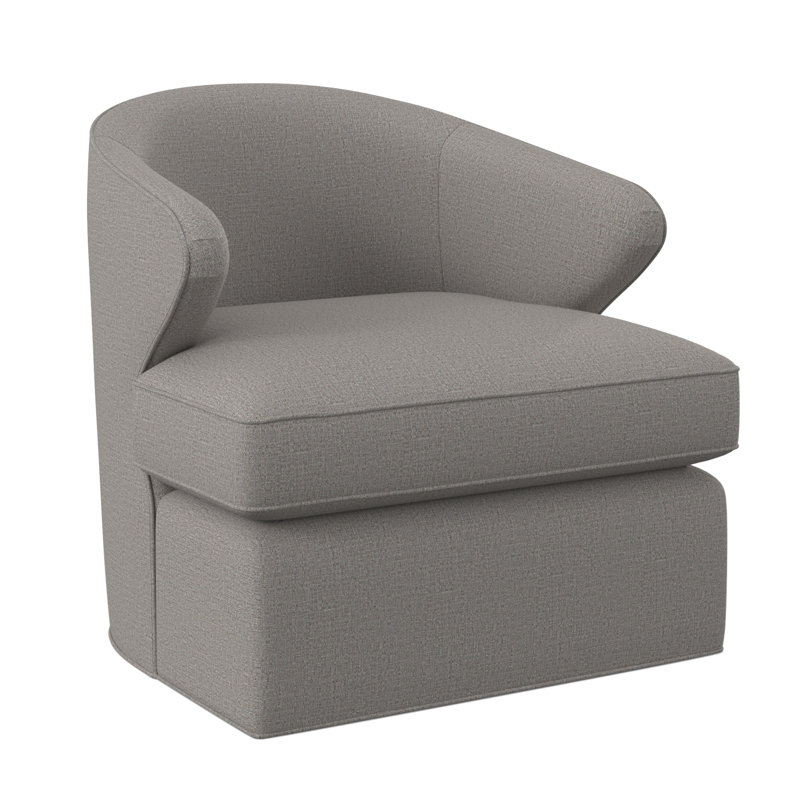 Fauteuil pivotant Scoop, Kinsley Sky Viscose