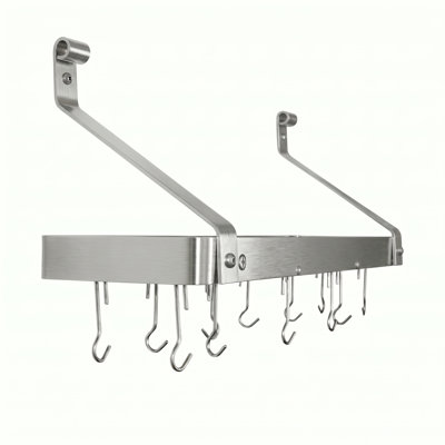 Gourmet USA Handcrafted Wall Mounted Pot Rack