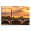 «Paris - Golden Sunset Concorde Bridge» par Epic Portfolio, art mural en verre acrylique-1255662037