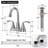 NO 2-handle Bathroom Faucet with Drain Assembly-97618761