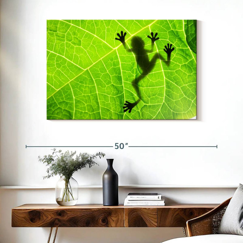 Brampt Frog Leaf Shadow, 26" H x 39" W