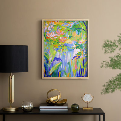 Impression encadrée FLORAL Series DCXVIII - Bois massif